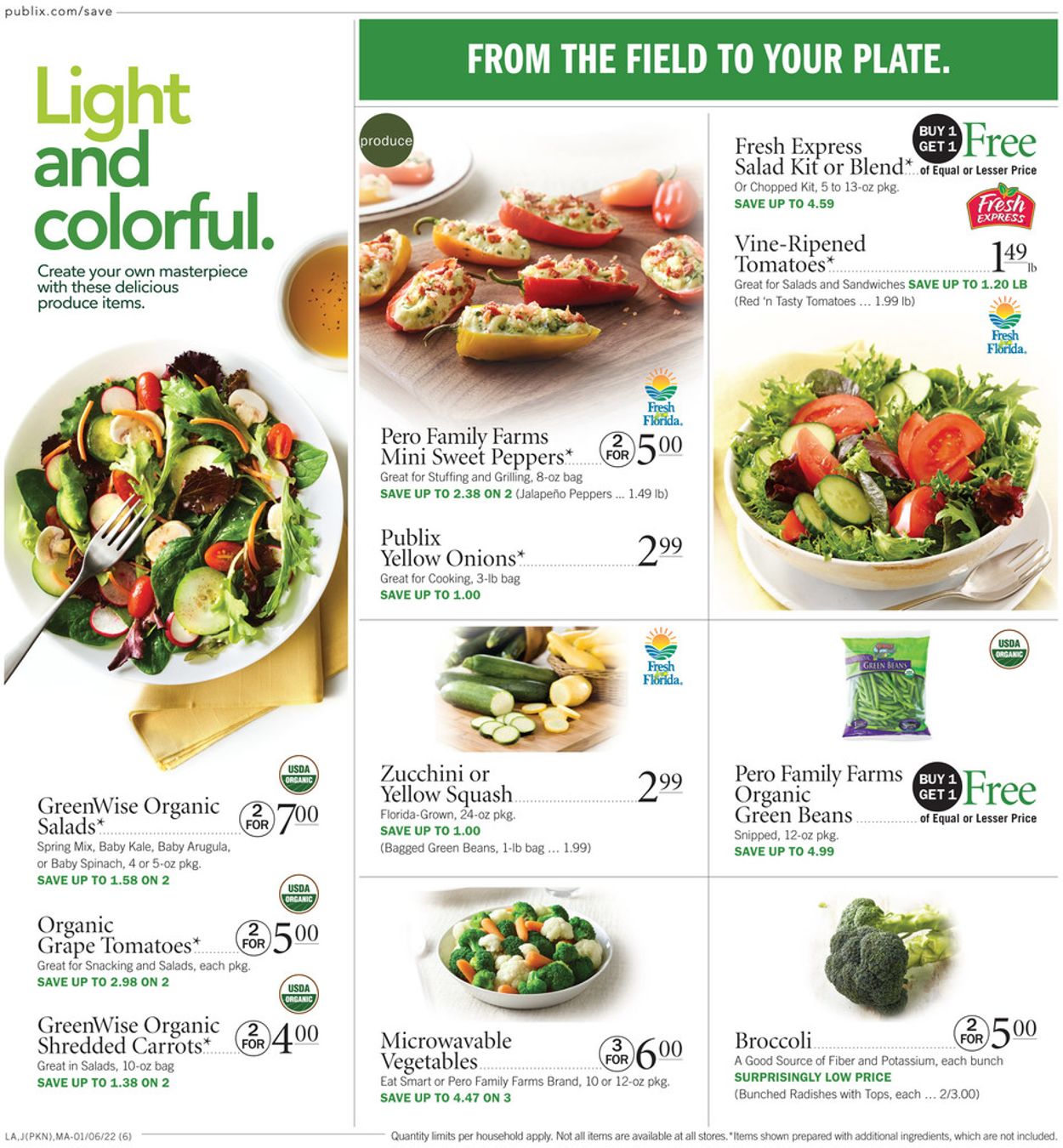 Catalogue Publix from 01/06/2022