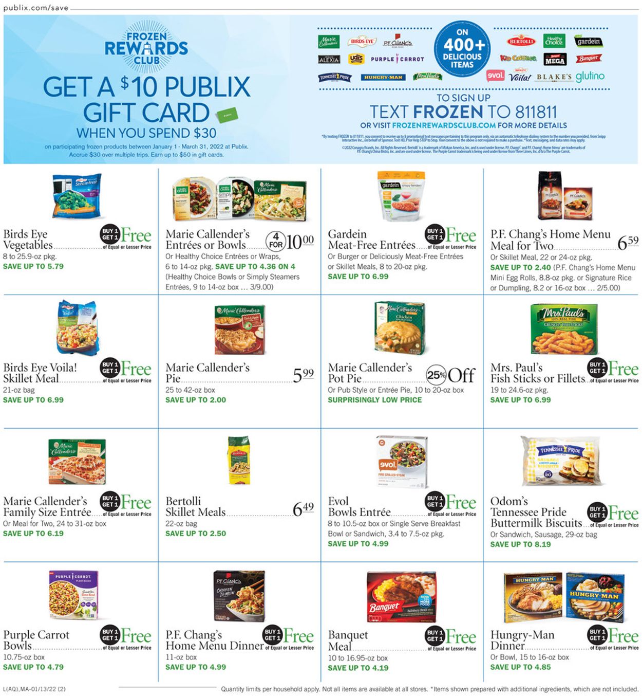 Catalogue Publix from 01/13/2022