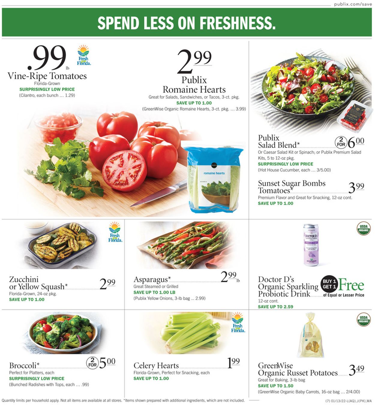 Catalogue Publix from 01/13/2022
