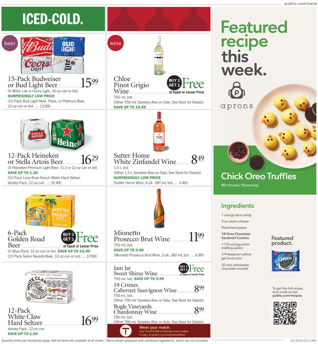 Catalogue Publix from 03/31/2022