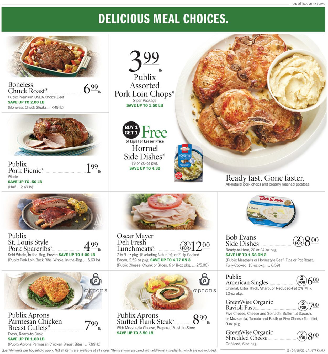 Catalogue Publix from 04/18/2022