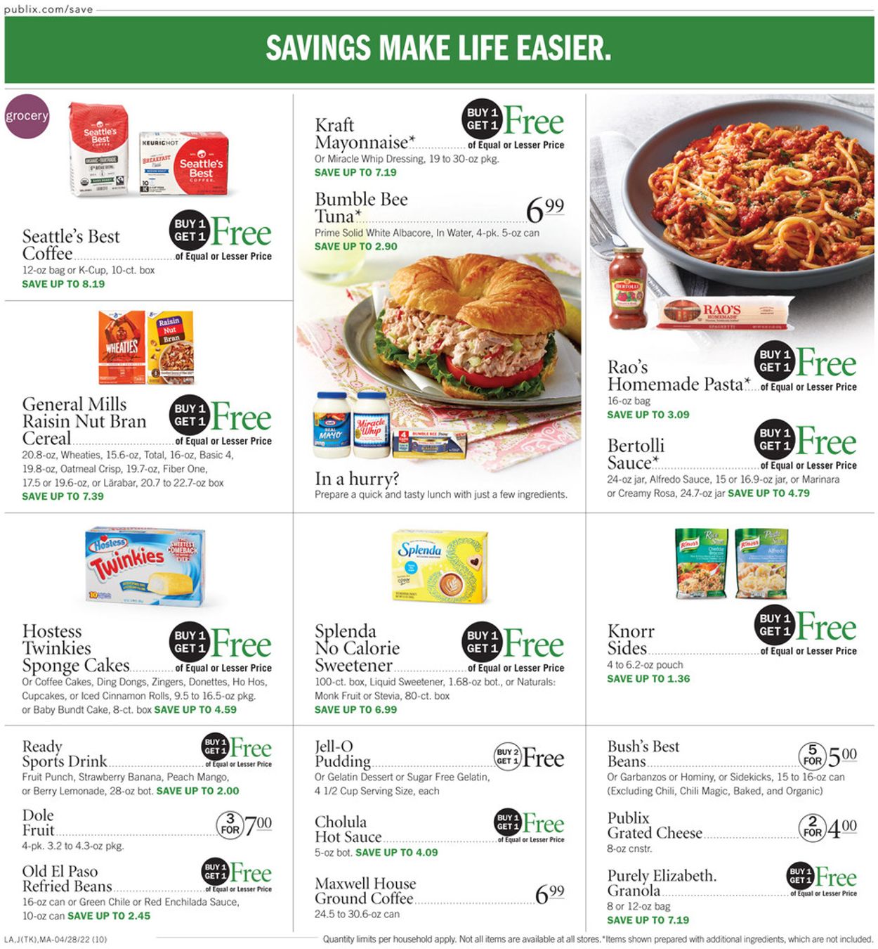 Catalogue Publix from 04/28/2022