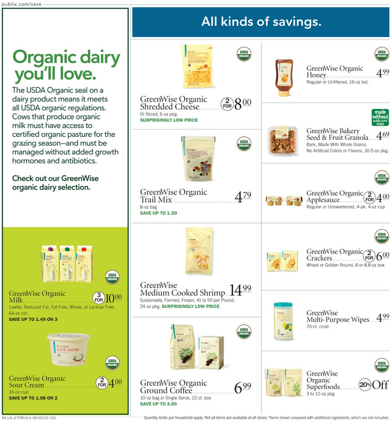 Catalogue Publix from 06/30/2022