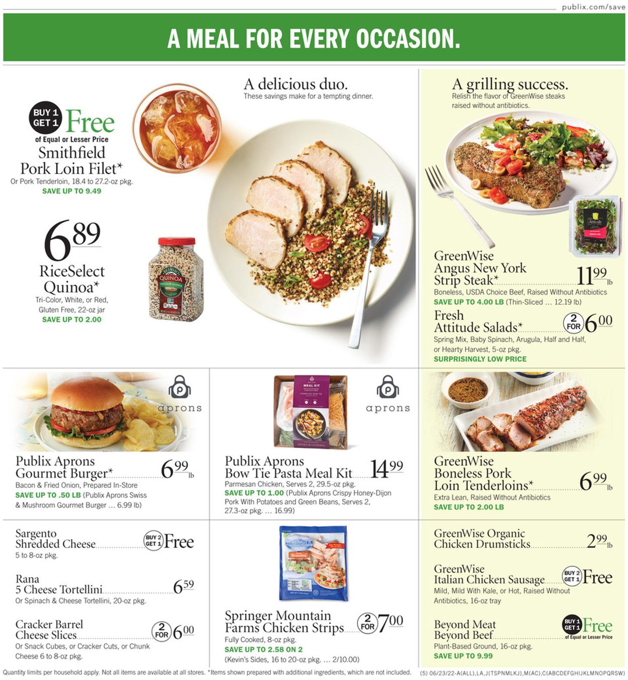 Catalogue Publix from 06/23/2022