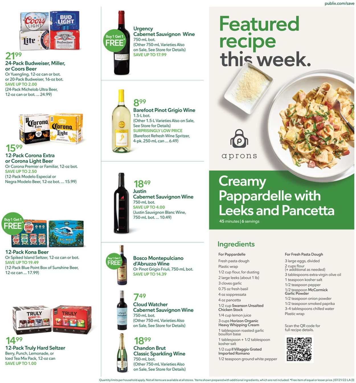 Catalogue Publix from 07/21/2022