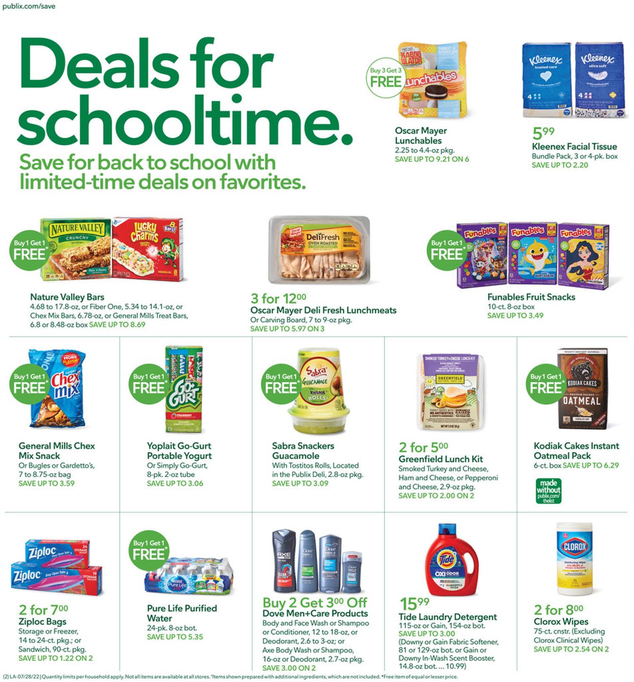 Catalogue Publix from 07/28/2022