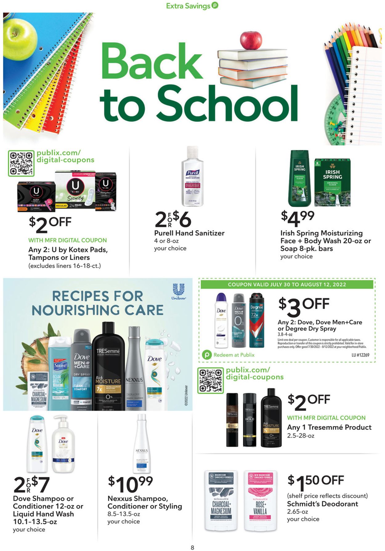 Publix Current weekly ad 07/30 - 08/12/2022 [8] - frequent-ads.com