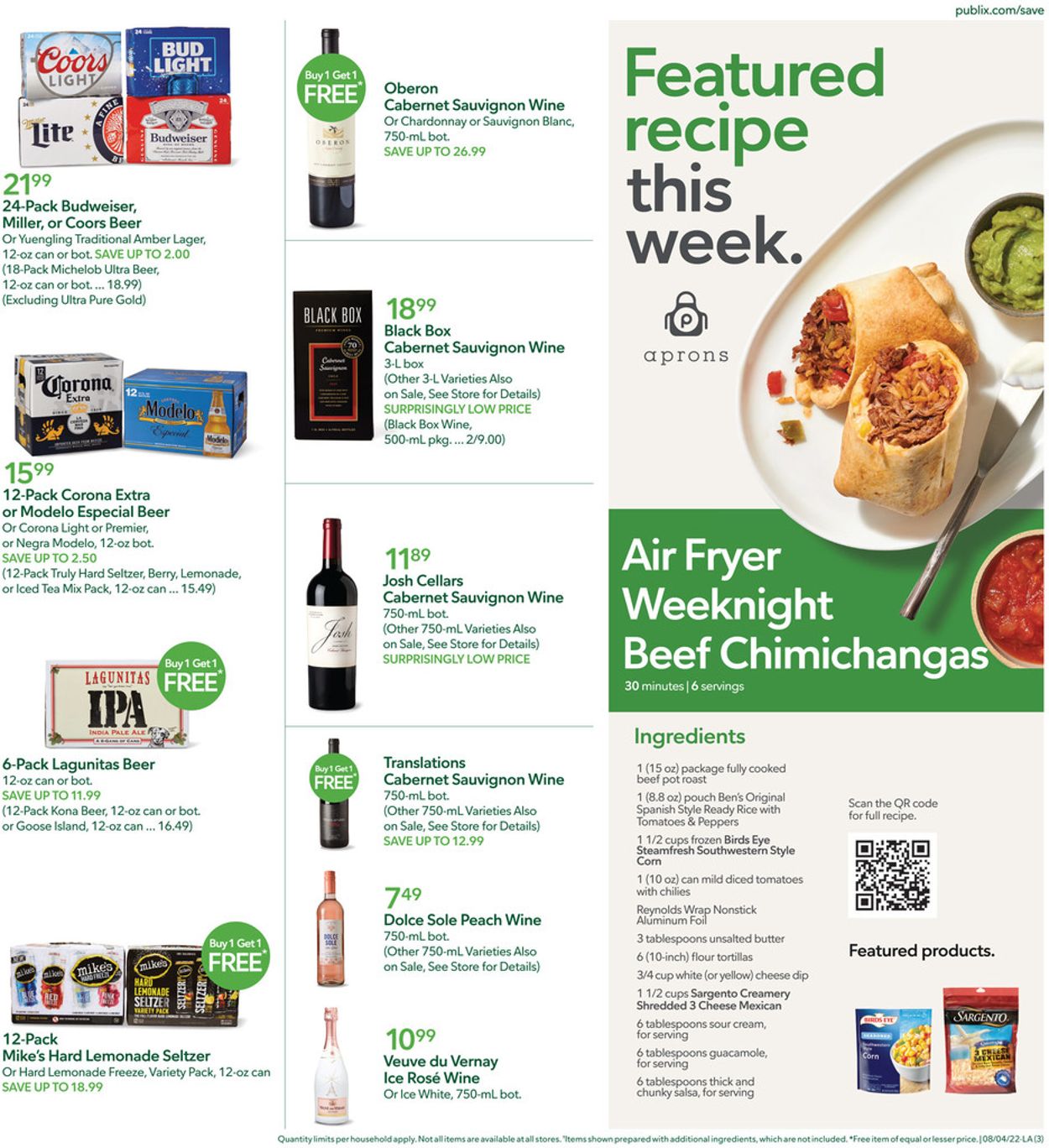 Catalogue Publix from 08/04/2022