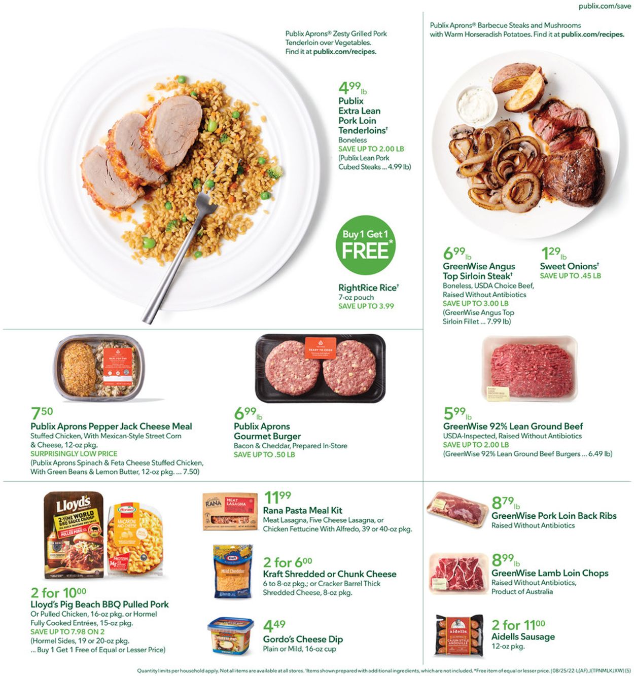 Catalogue Publix from 08/25/2022