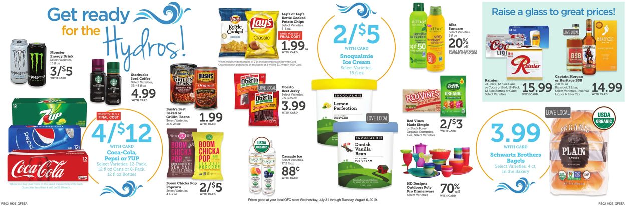 Catalogue QFC from 07/31/2019