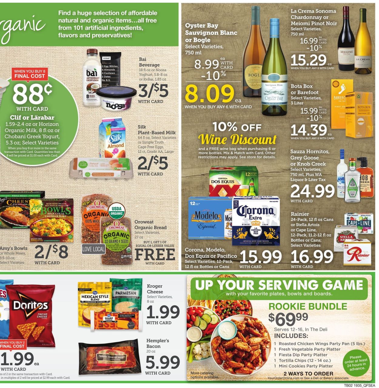 Catalogue QFC from 10/02/2019