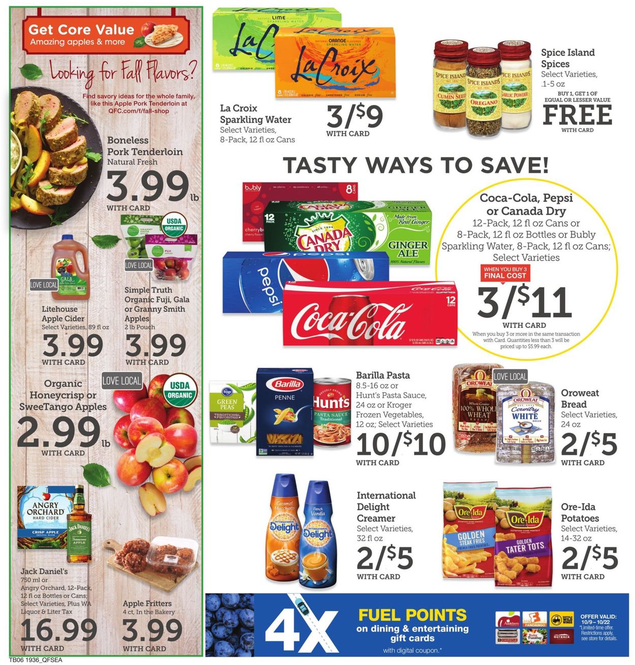 Catalogue QFC from 10/09/2019
