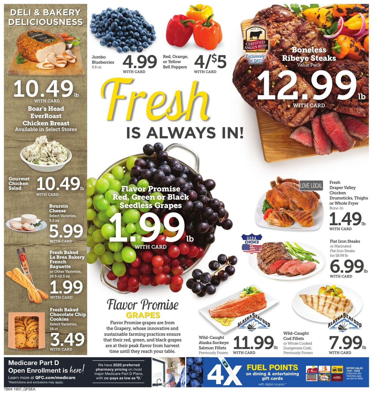Catalogue QFC from 10/16/2019