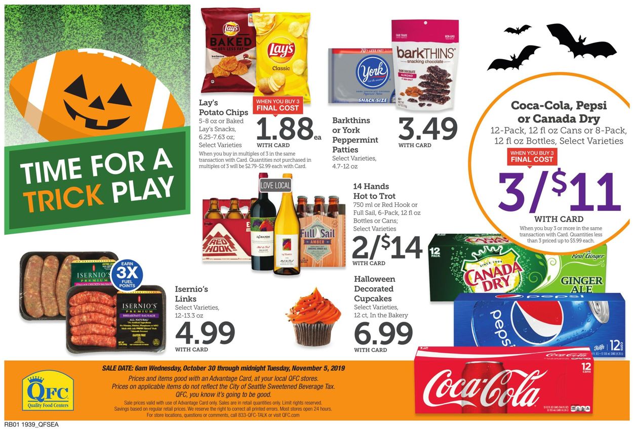 Catalogue QFC from 10/30/2019