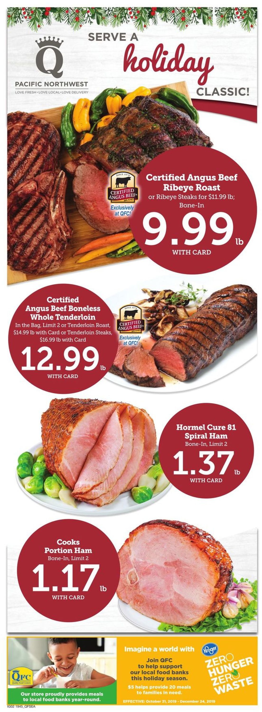 Catalogue QFC from 12/11/2019