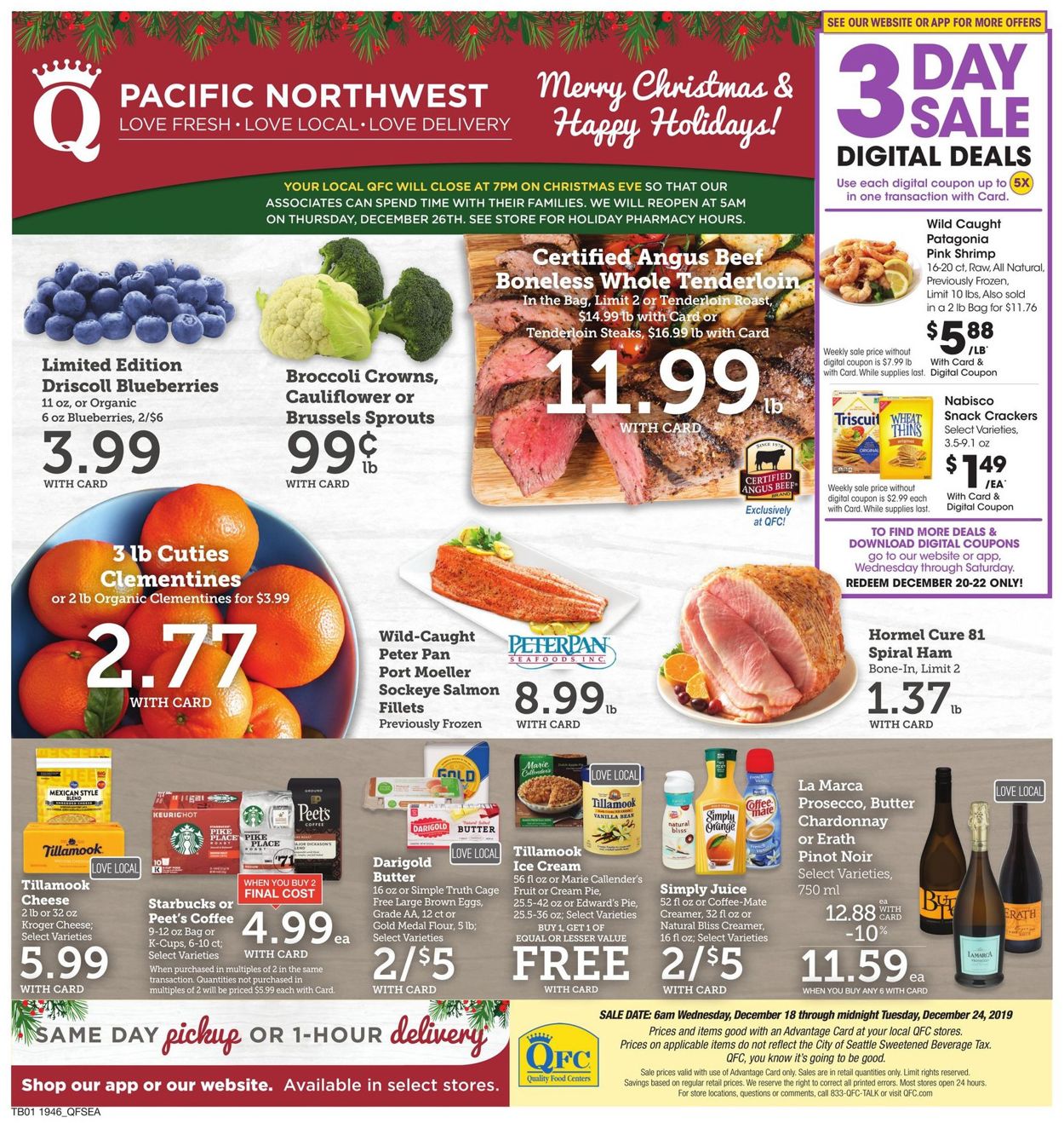Catalogue QFC - Christmas Ad 2019 from 12/18/2019