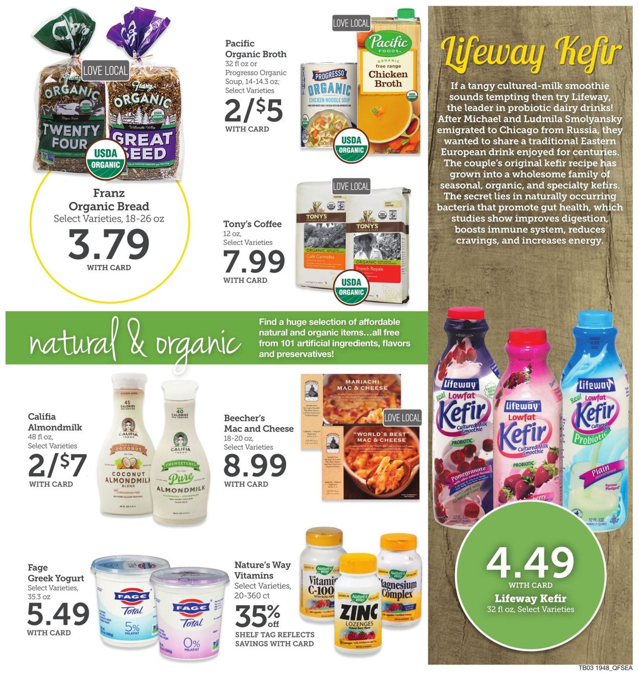 Catalogue QFC from 01/01/2020