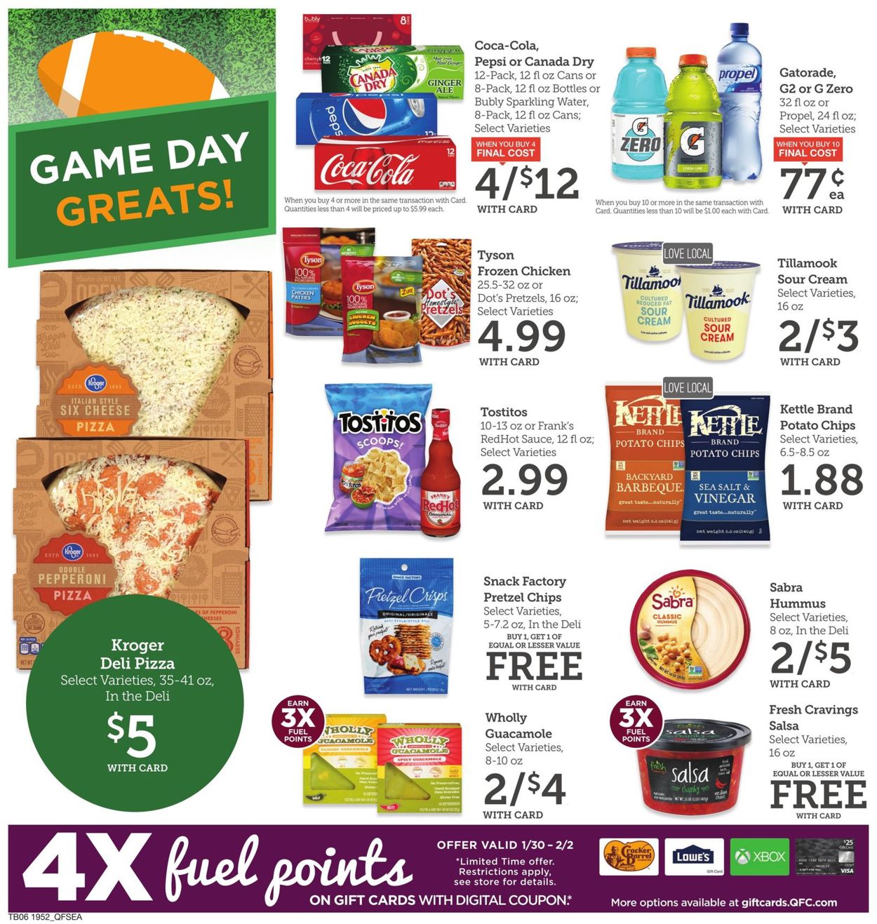Catalogue QFC from 01/29/2020
