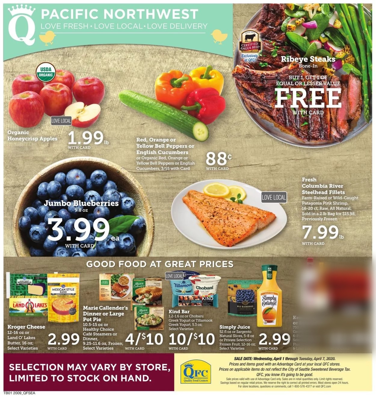 Catalogue QFC from 04/01/2020