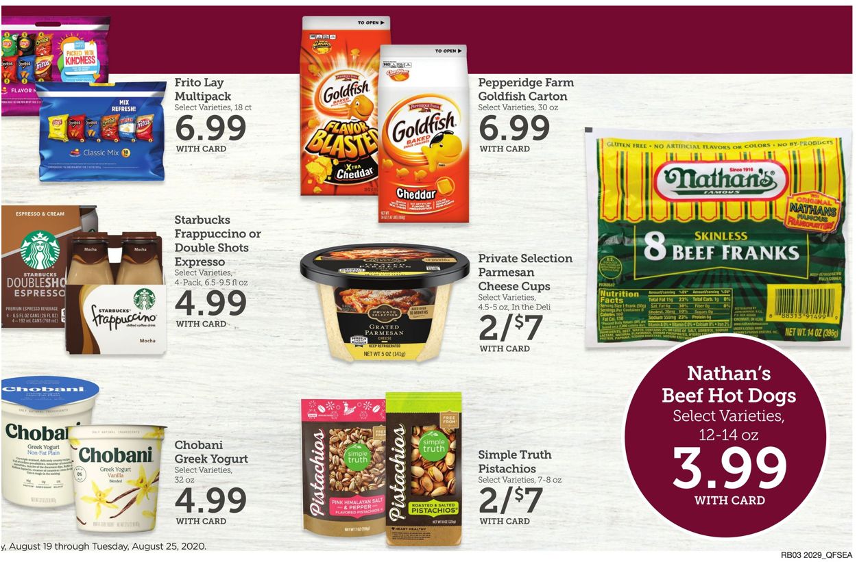 Catalogue QFC from 08/19/2020