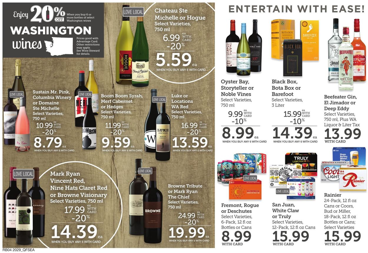 Catalogue QFC from 08/19/2020