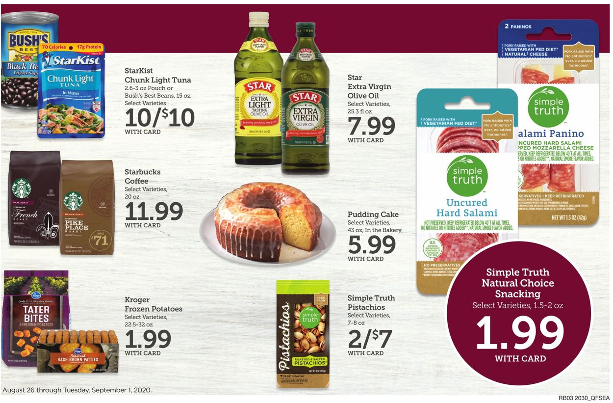 Catalogue QFC from 08/26/2020