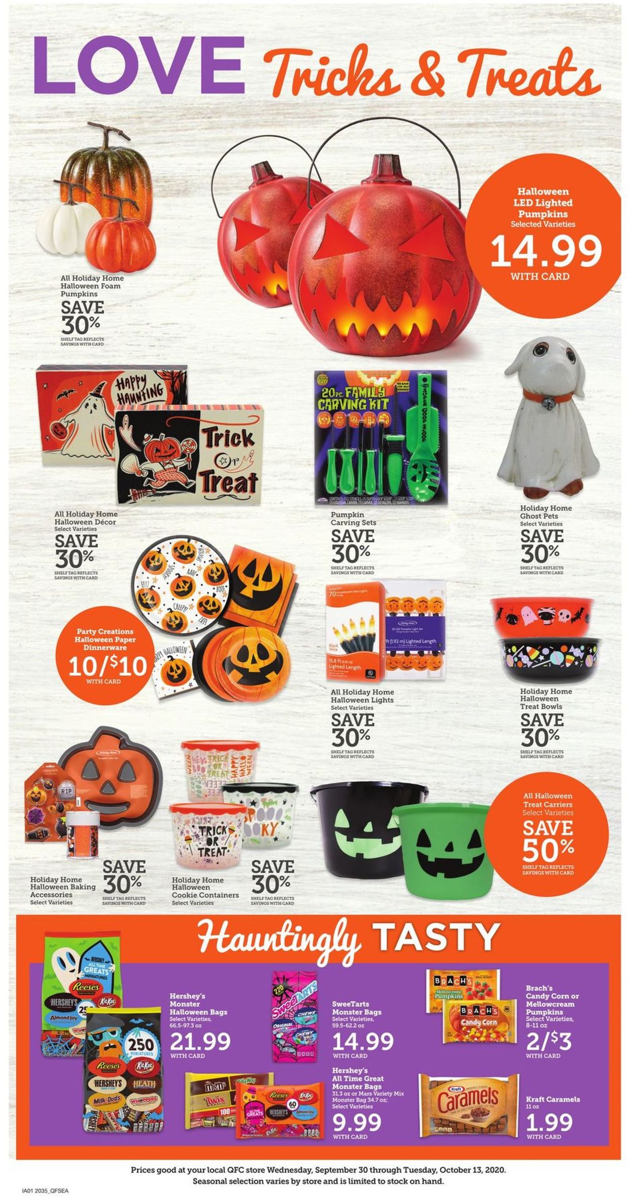 Catalogue QFC from 10/07/2020