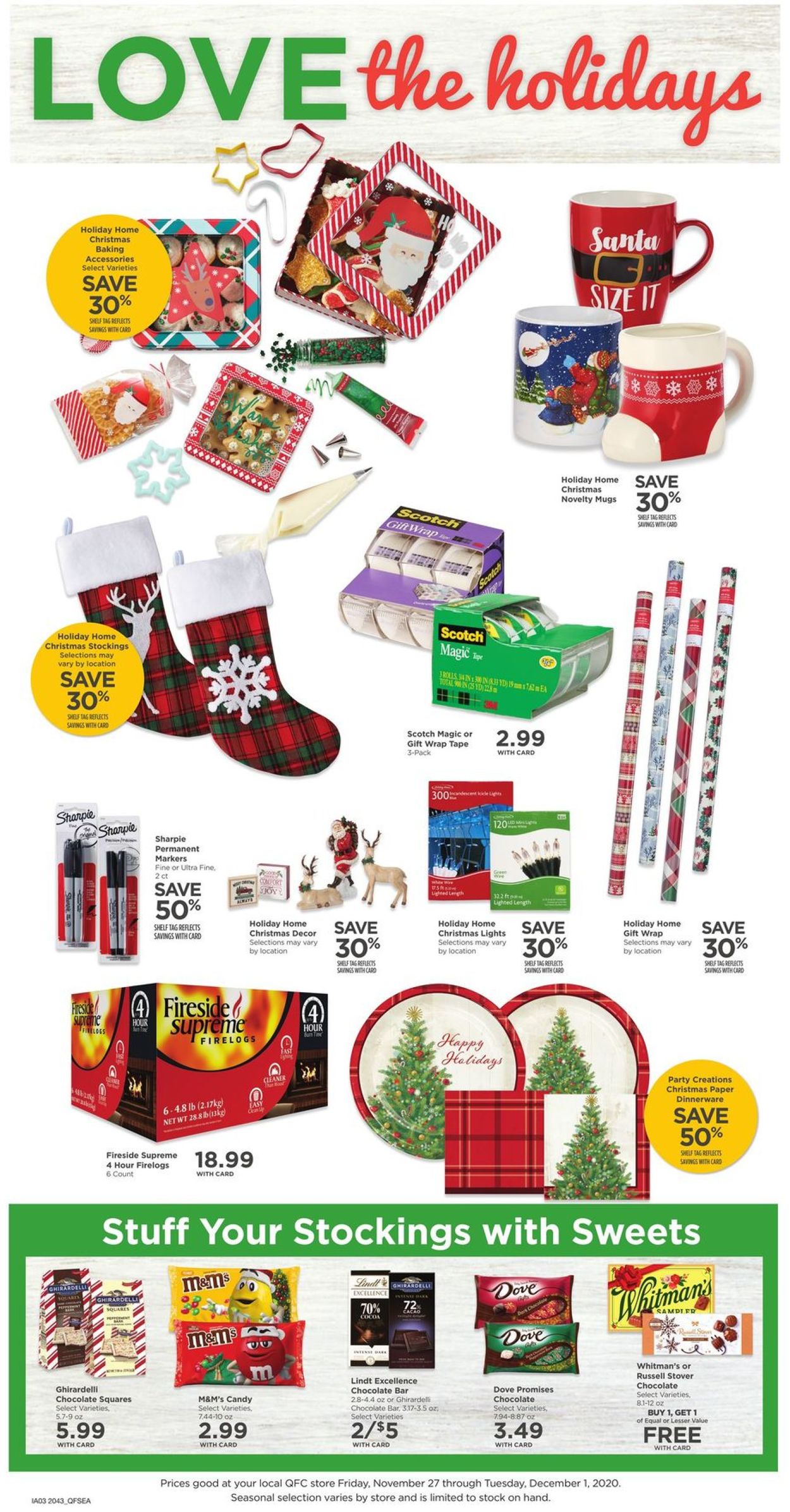 Catalogue QFC Black Friday 2020 from 11/27/2020