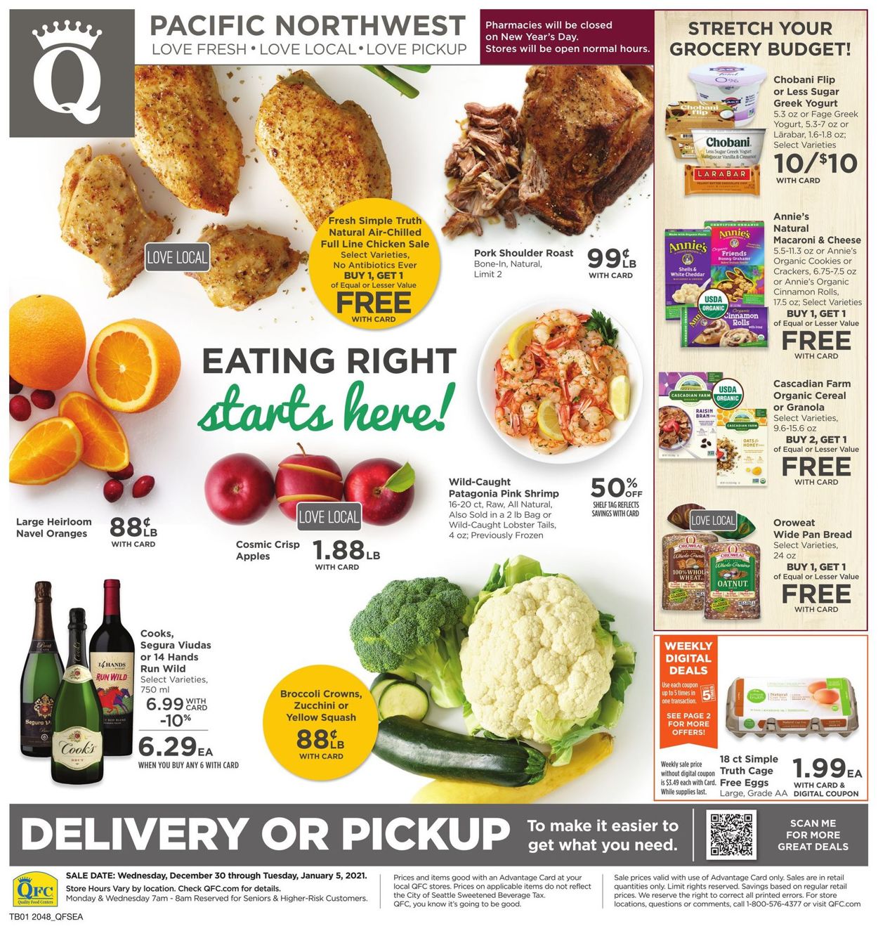 Catalogue QFC New Year's Deals! from 12/30/2020