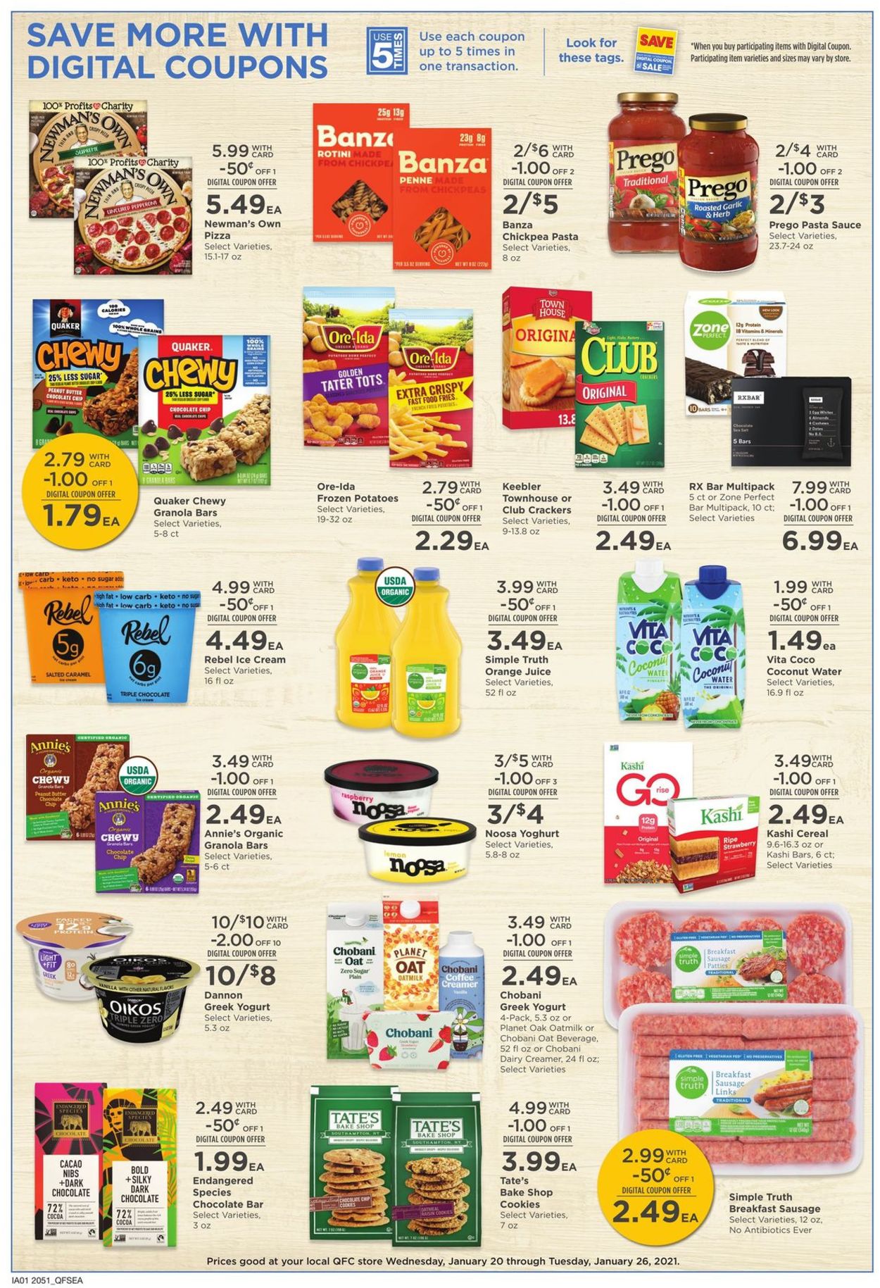 Catalogue QFC from 01/20/2021