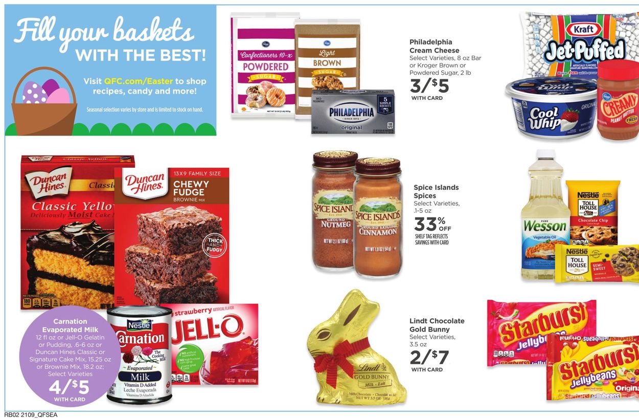 Catalogue QFC - Easter 2021 from 03/31/2021