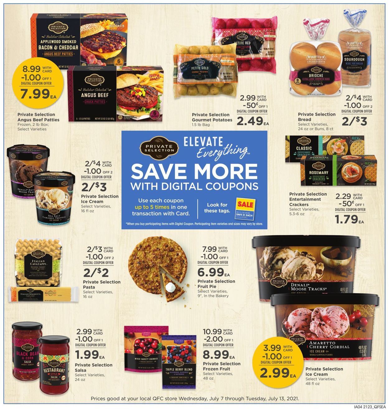 Catalogue QFC from 07/07/2021