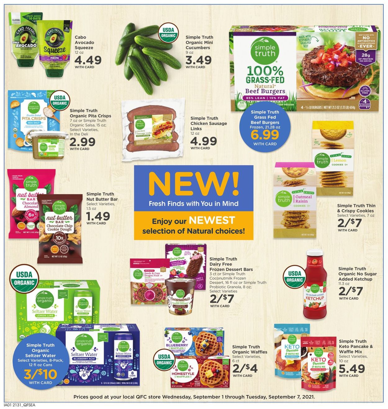 Catalogue QFC from 09/01/2021