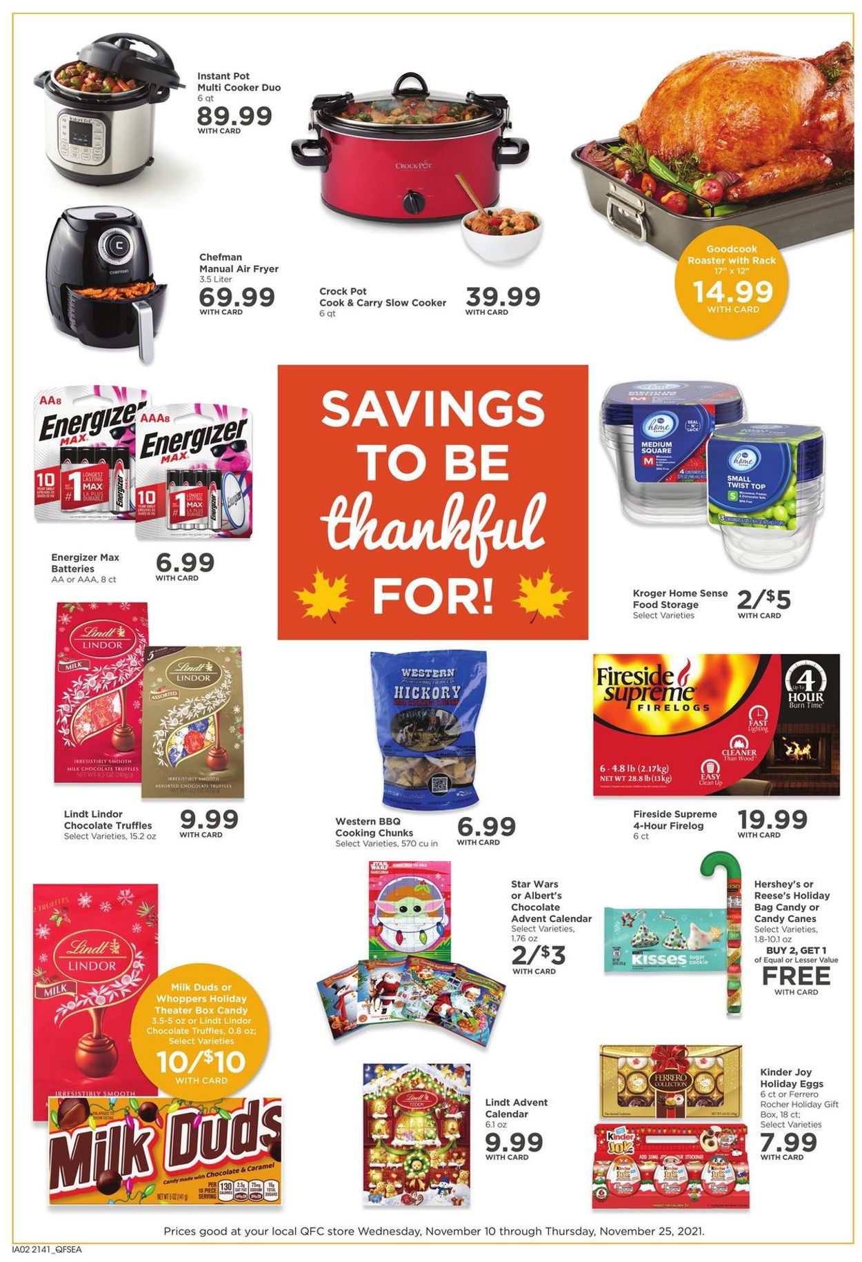 Catalogue QFC BLACK FRIDAY 2021 from 11/10/2021