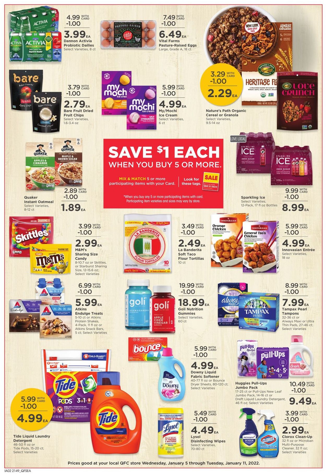 Catalogue QFC from 01/05/2022