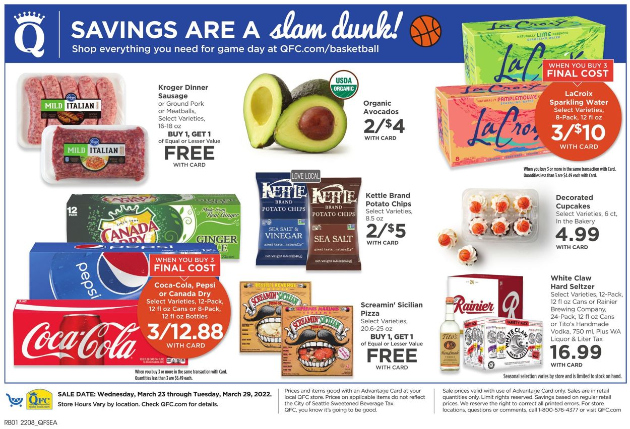 Catalogue QFC from 03/23/2022