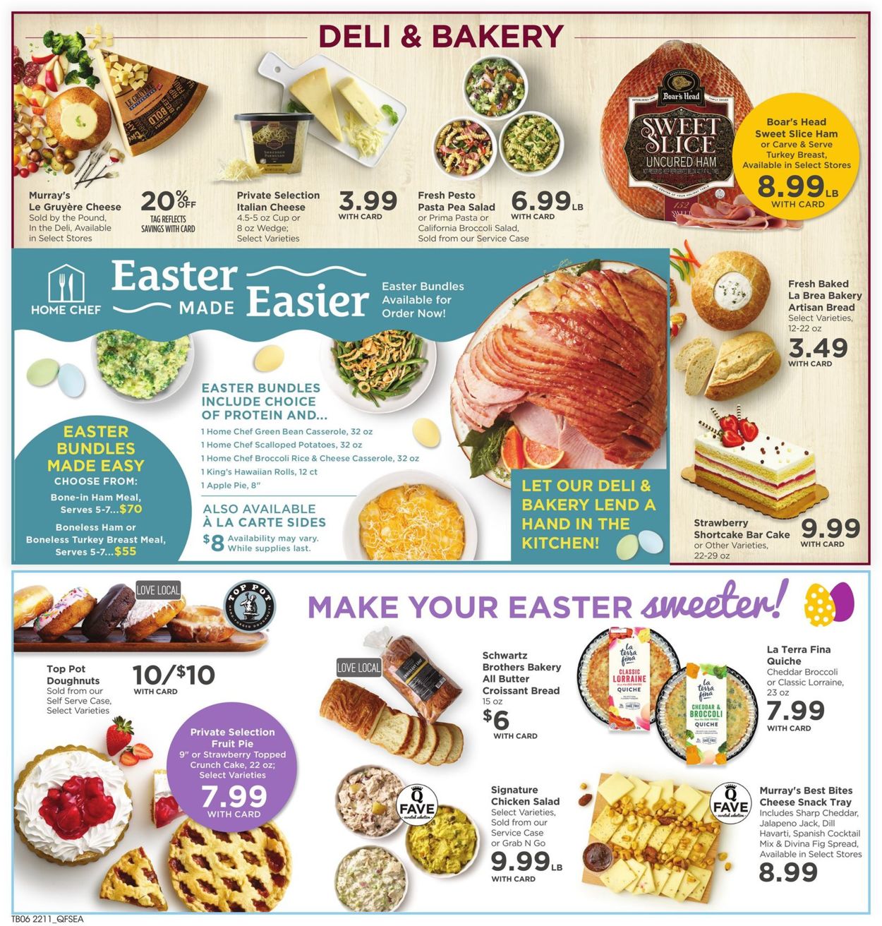Catalogue QFC EASTER 2022 from 04/13/2022