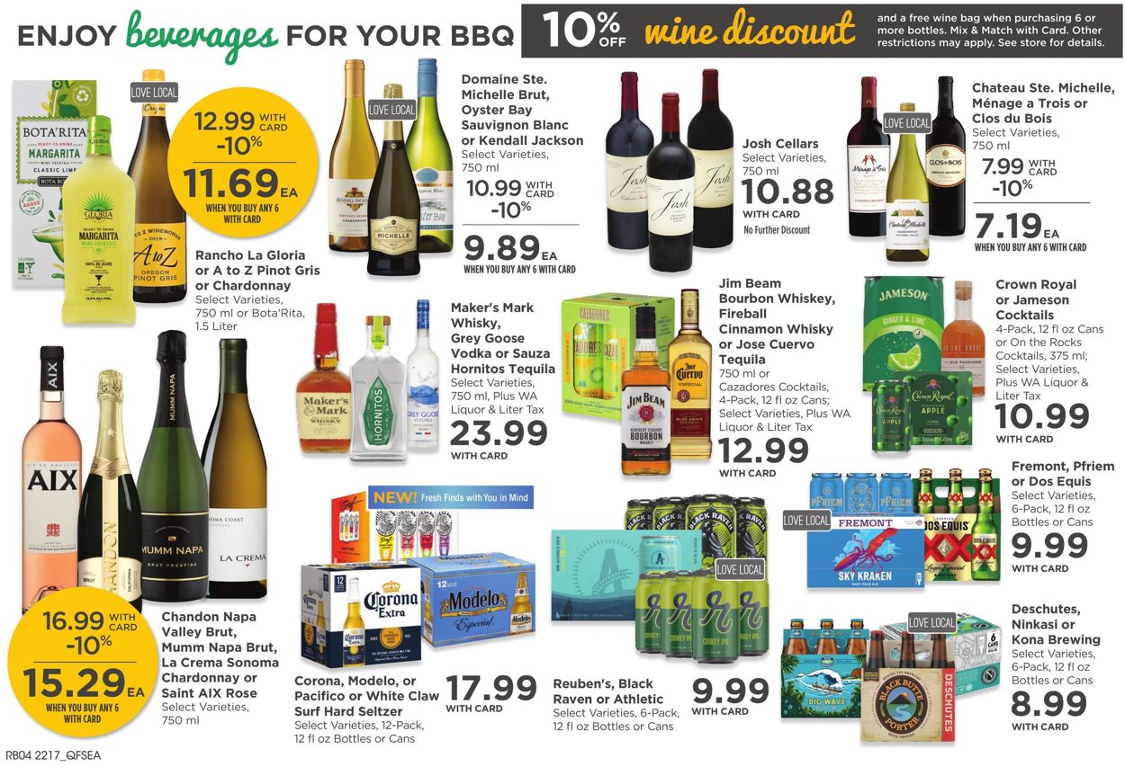 Catalogue QFC from 05/25/2022