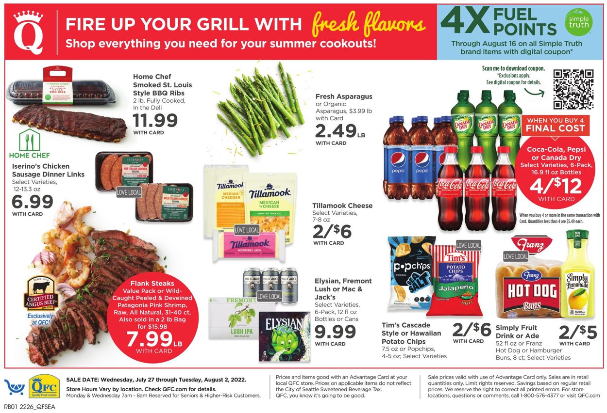 Catalogue QFC from 07/27/2022