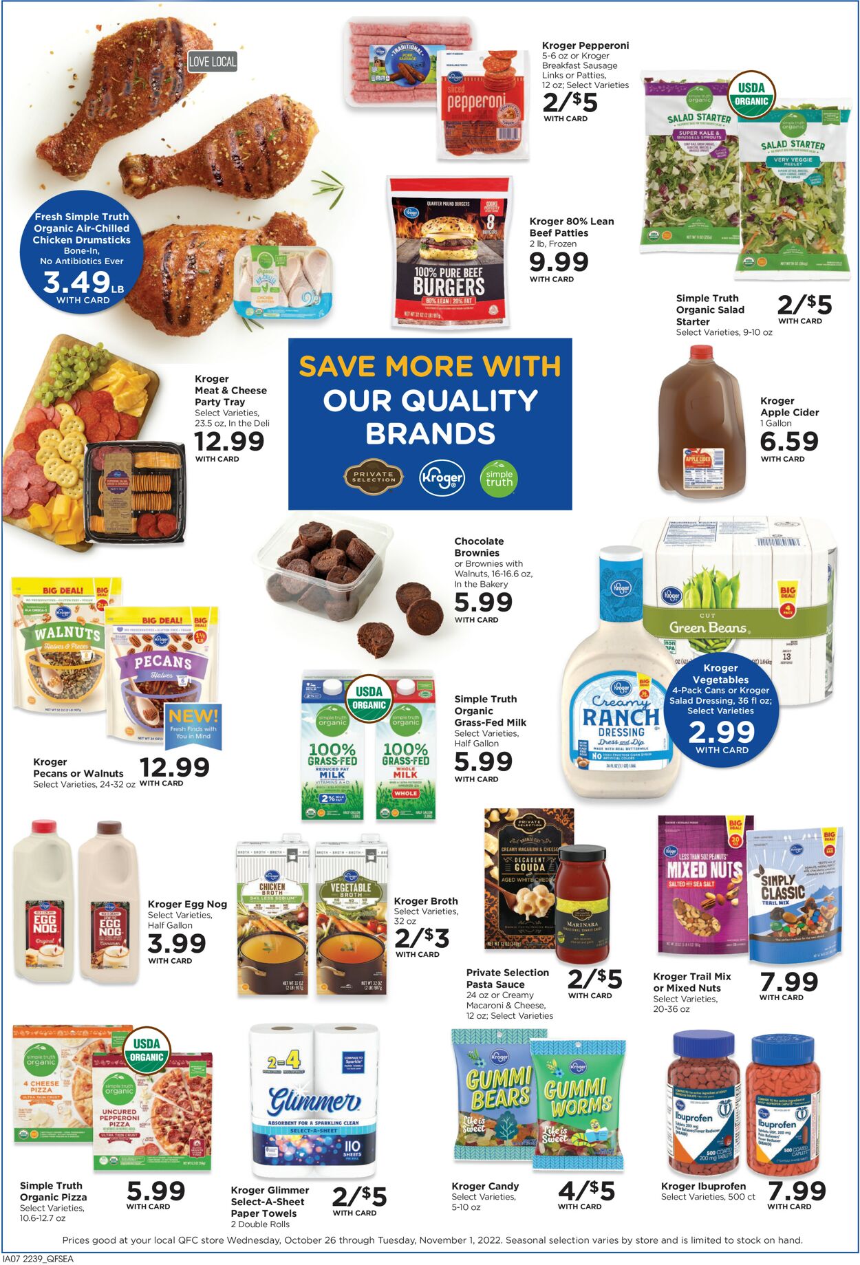 Catalogue QFC from 10/26/2022