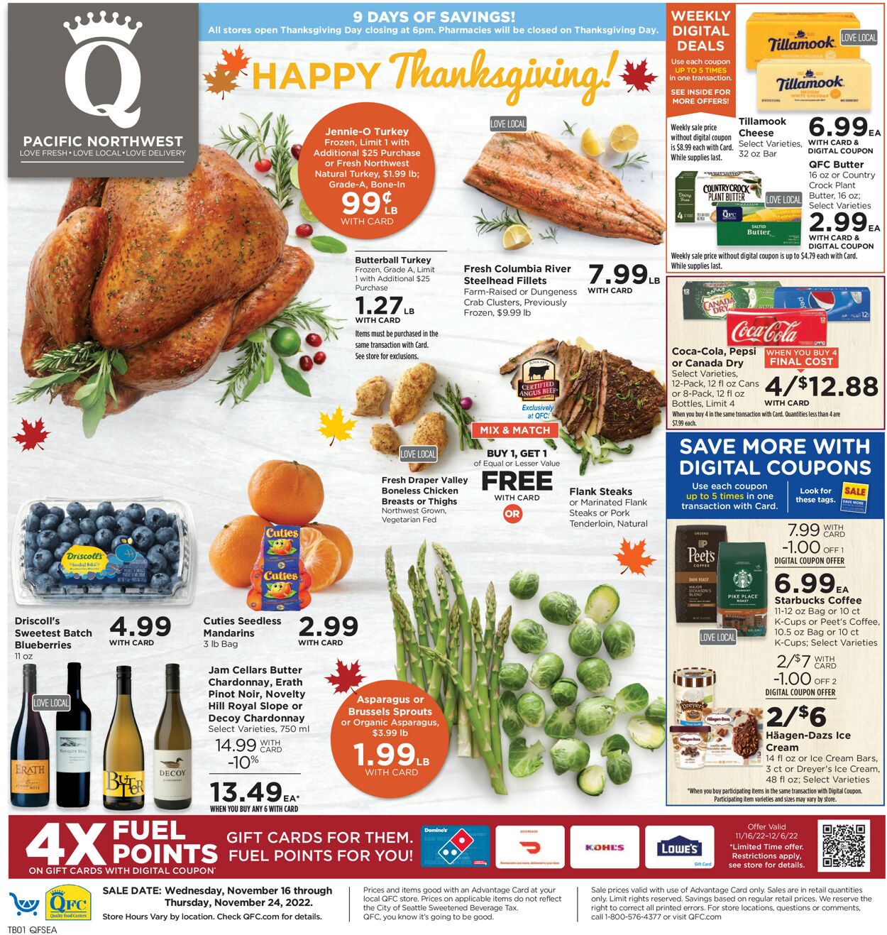 Catalogue QFC from 11/16/2022