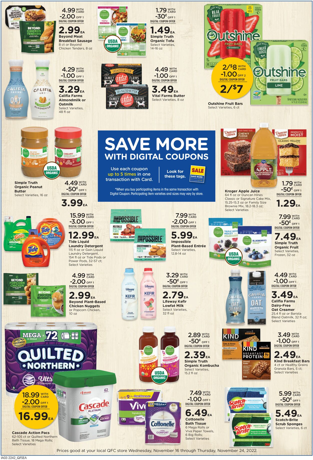 Catalogue QFC from 11/16/2022