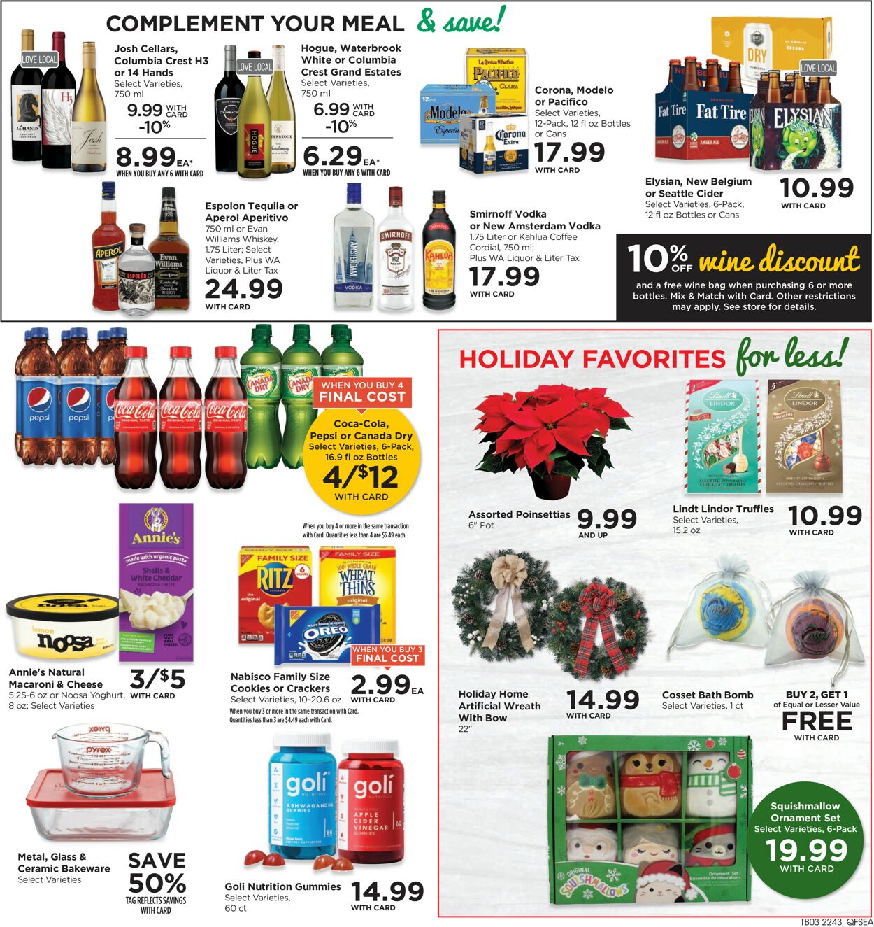 Catalogue QFC from 11/25/2022