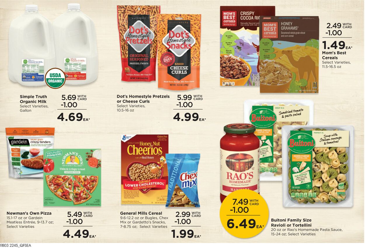 Catalogue QFC from 12/07/2022