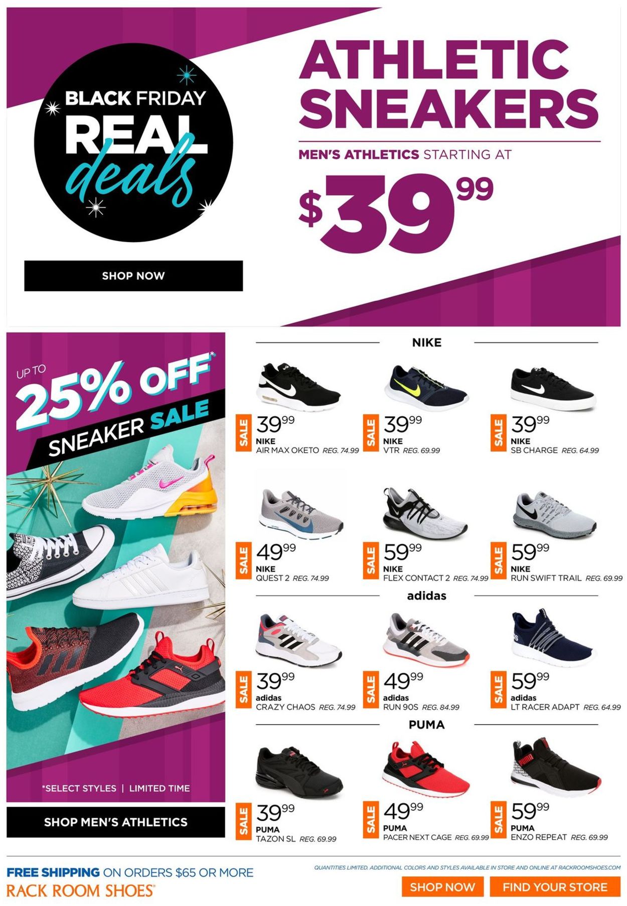 Catalogue Rack Room Shoes - Black Friday Ad 2019 from 11/20/2019