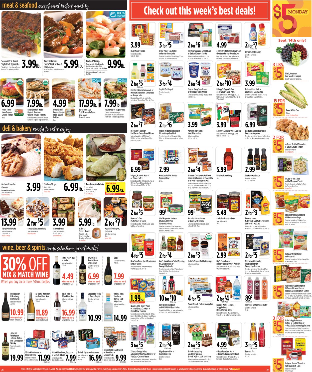 Catalogue Raley's from 09/09/2020