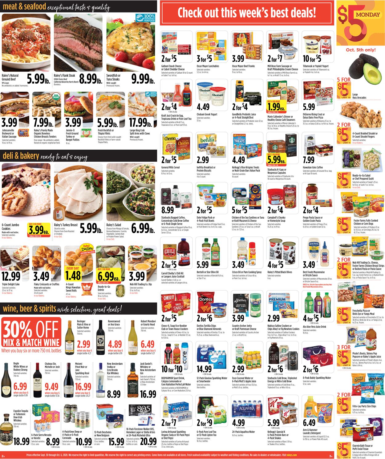 Catalogue Raley's from 09/30/2020