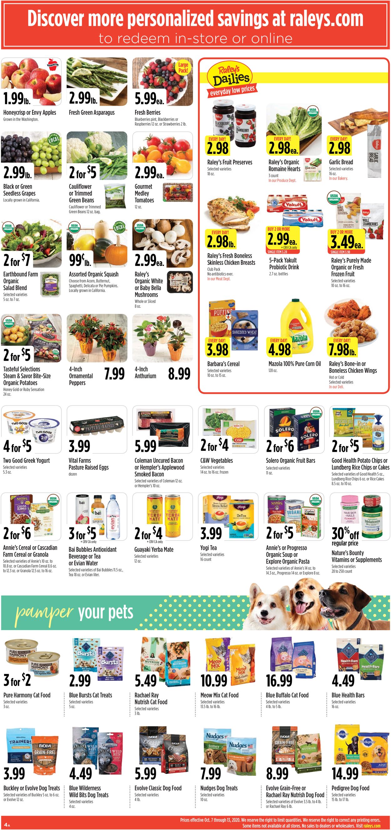 Catalogue Raley's from 10/07/2020