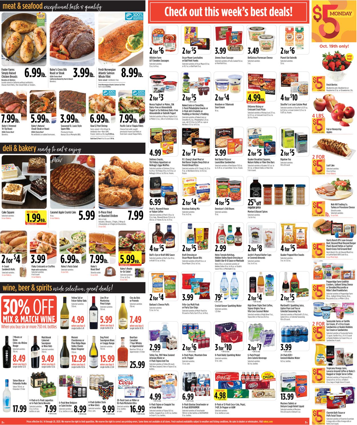 Catalogue Raley's from 10/14/2020