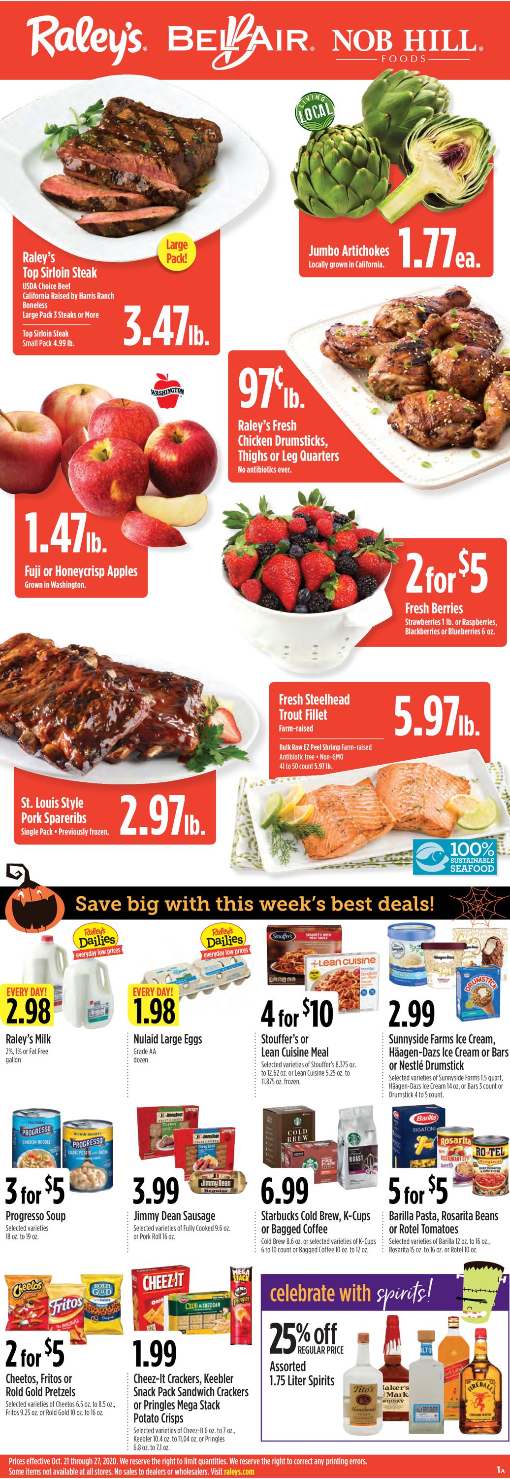 Catalogue Raley's from 10/21/2020